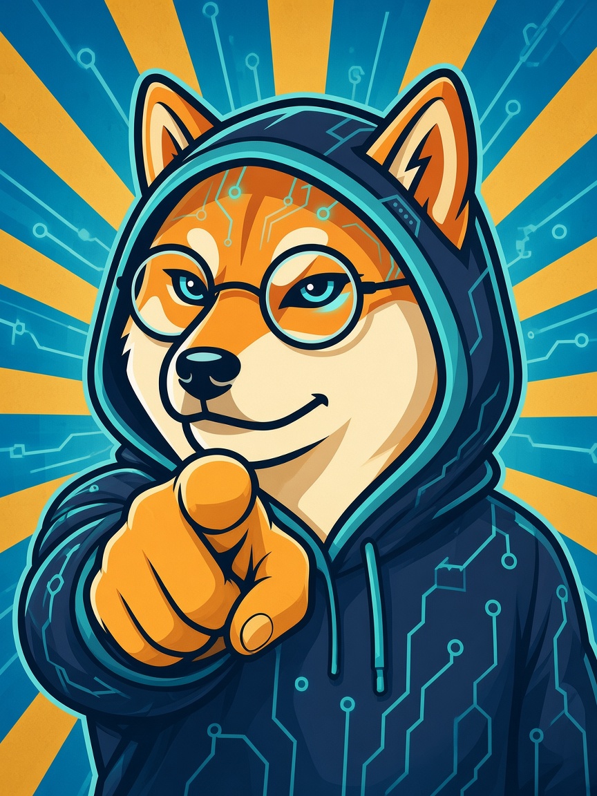 SWARMINU pointing at you — join the pack